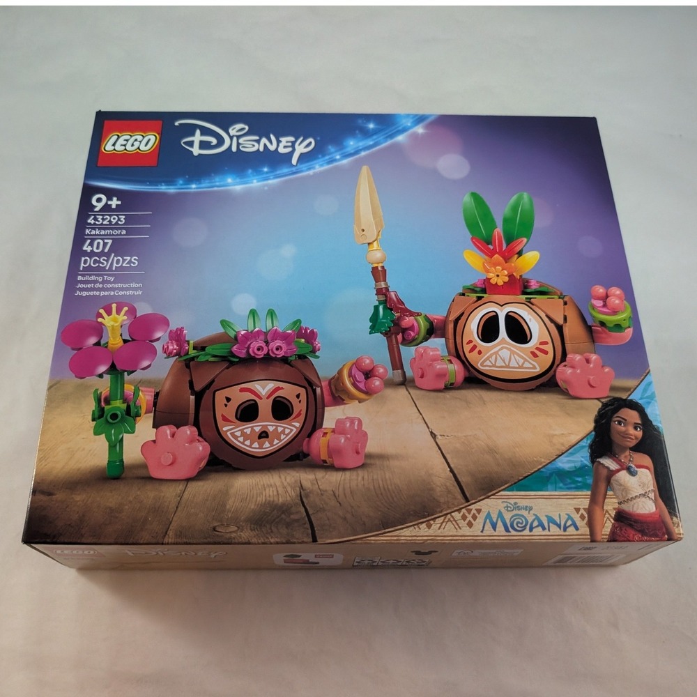 LEGO Disney Moana Kakamora Building Set 43293 407 Pieces New